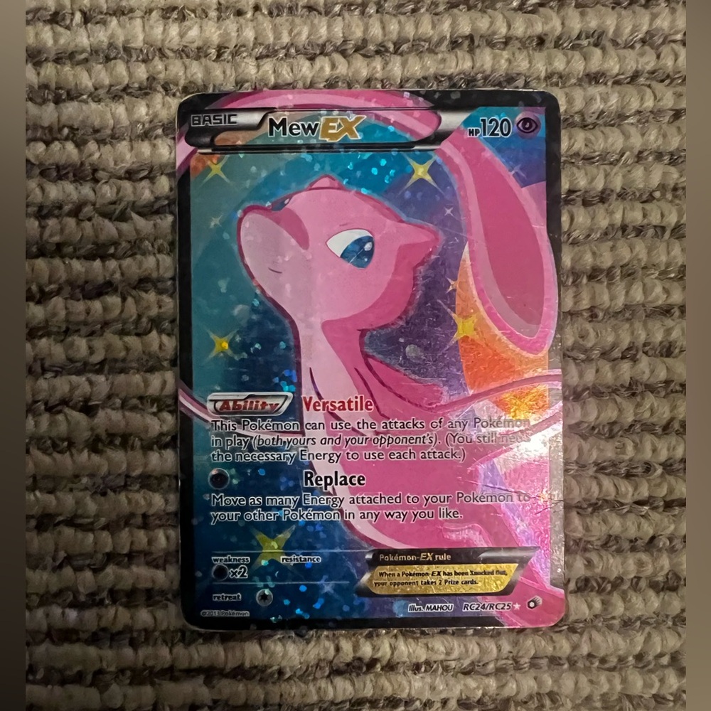 Mew EX Full Art - Legendary Treasures Radiant Collection RC24/RC25